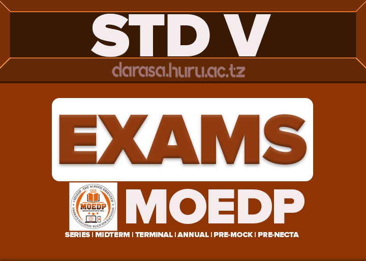 Standard Five MOEDP Free Assessment Series August 2026