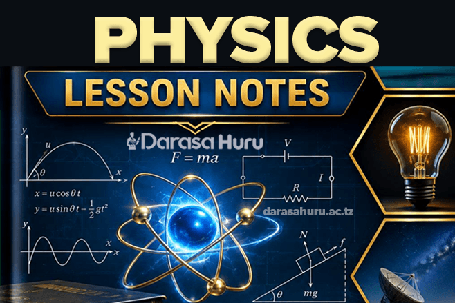 PHYSICS FORM SIX FULL NOTES - ALL TOPICS