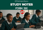 FORM SIX NOTES FOR ALL SUBJECTS
