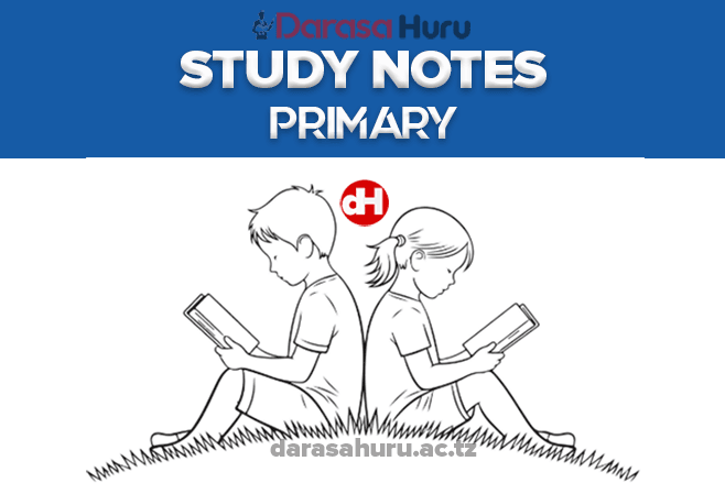PRIMARY SCHOOL STUDY NOTES - ALL SUBJECTS