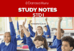 STANDARD ONE NOTES - ALL SUBJECTS