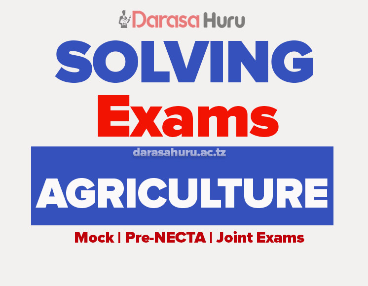 Agriculture Form Two Mock Exam 2026 - Meatu DC