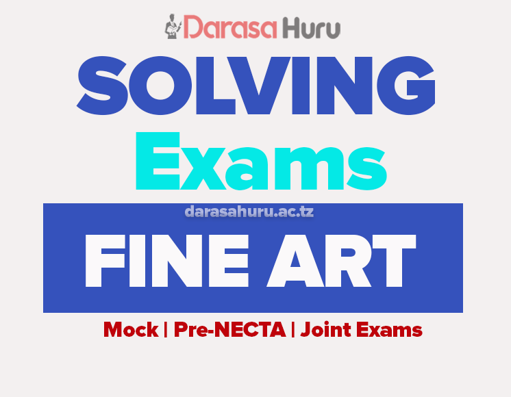 Fine Art 1 & 2 Form Four Inter-Islamic Mock Exam 2026 With Answers