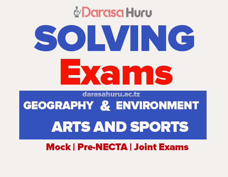 Geography and Environment Standard Four Monthly Exam September 2026 With Answers
